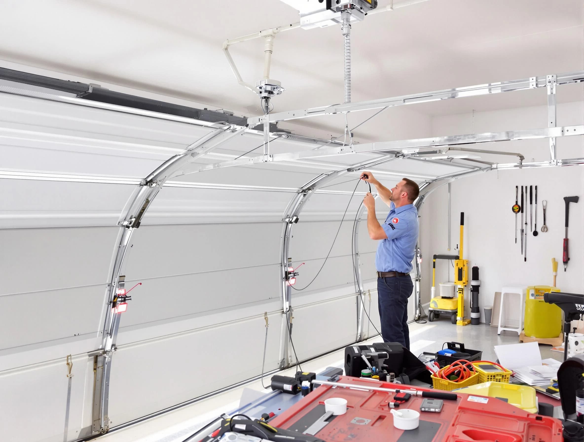 Garage door cable repair service by Passaic Garage Door Repair in Passaic