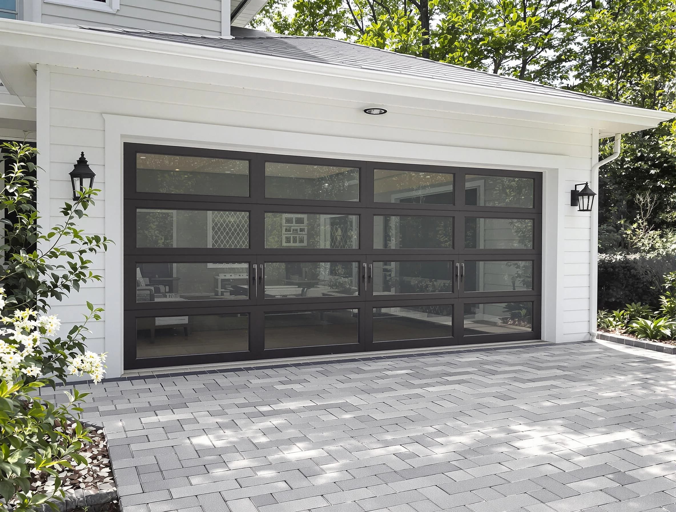 Passaic Garage Door Repair design specialist presenting custom garage door options to Passaic homeowner