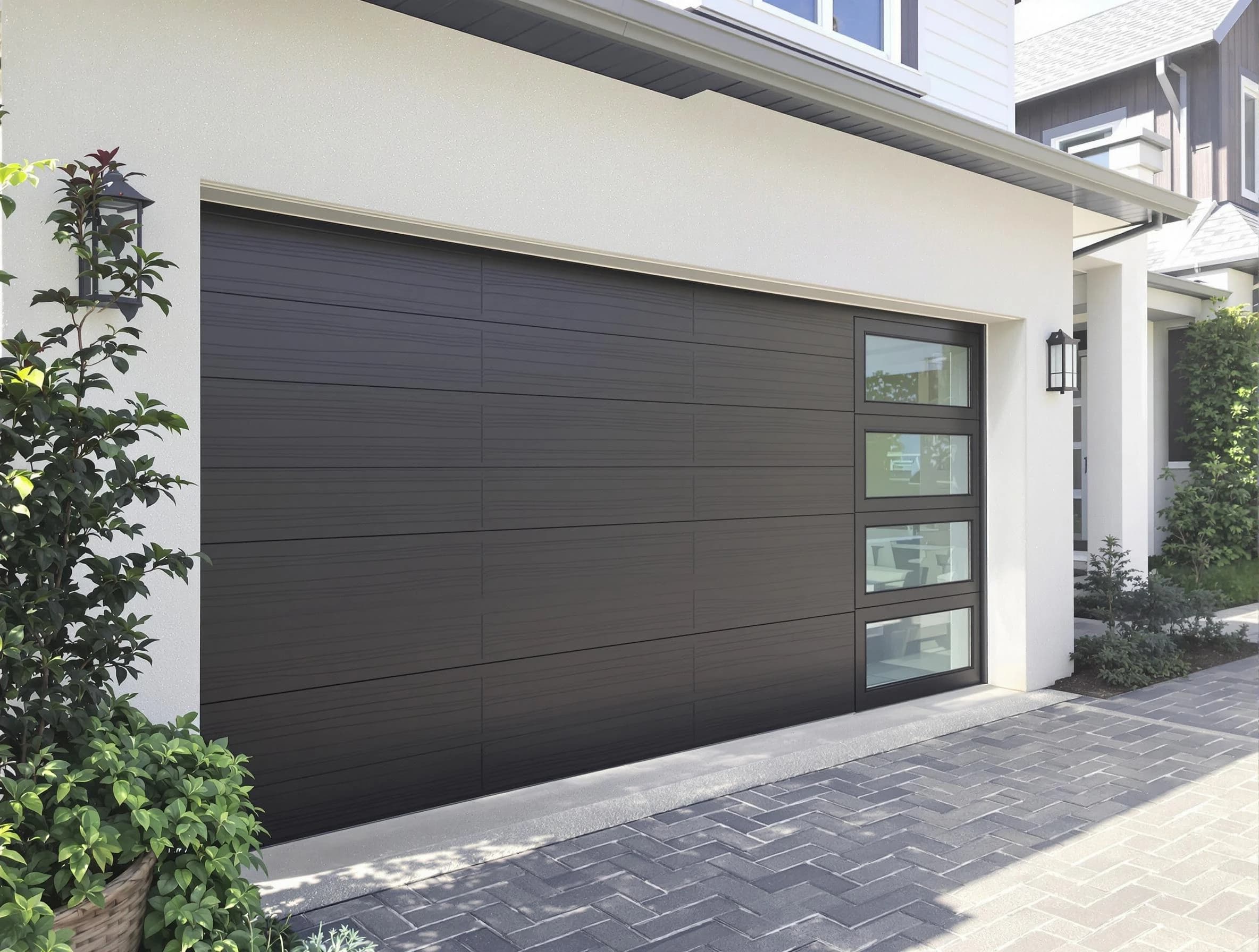 Custom garage door installation by Passaic Garage Door Repair in Passaic
