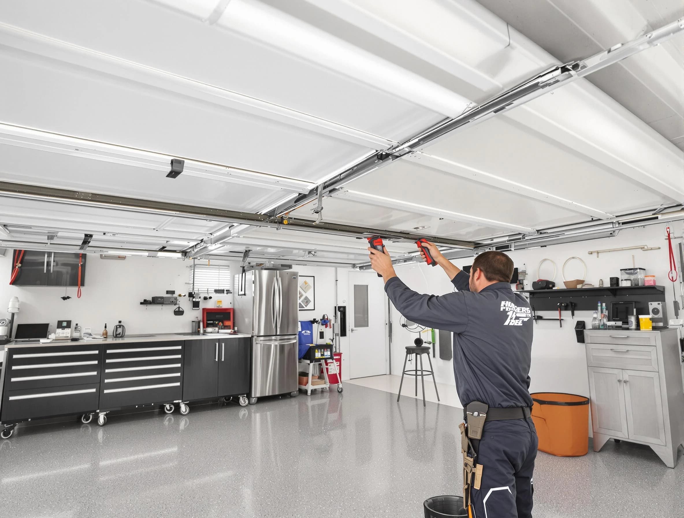 Overhead garage door repair service by Passaic Garage Door Repair in Passaic