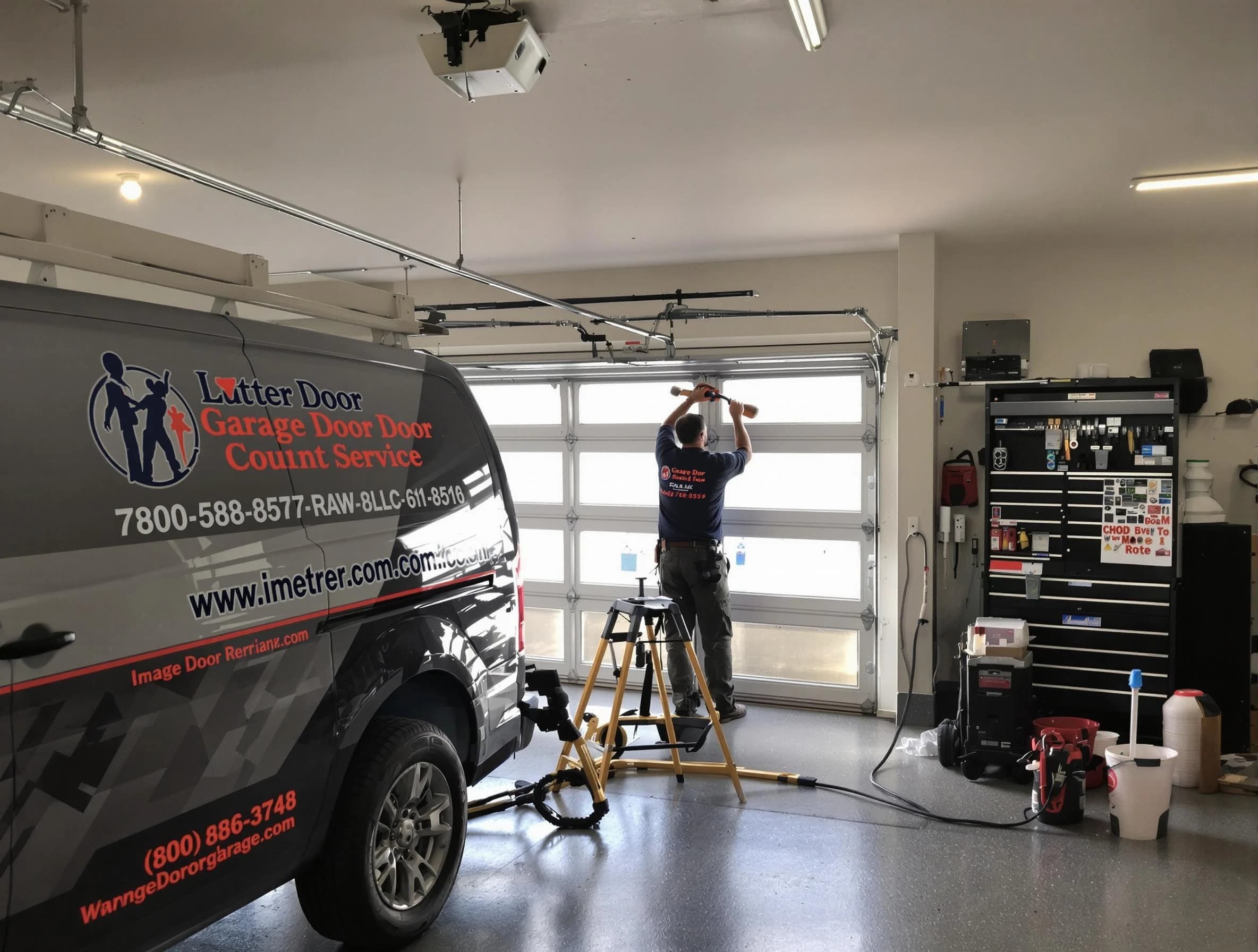 Passaic Garage Door Repair rapid response team performing same-day repair in Passaic