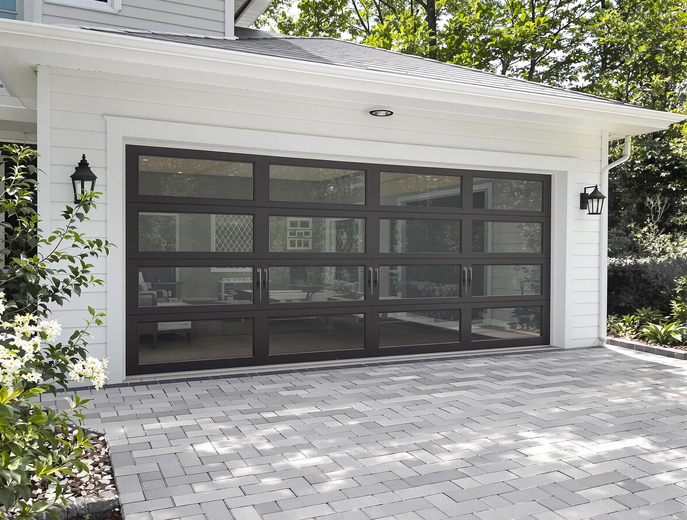 Passaic Garage Door Repair design specialist presenting custom garage door options to Passaic homeowner