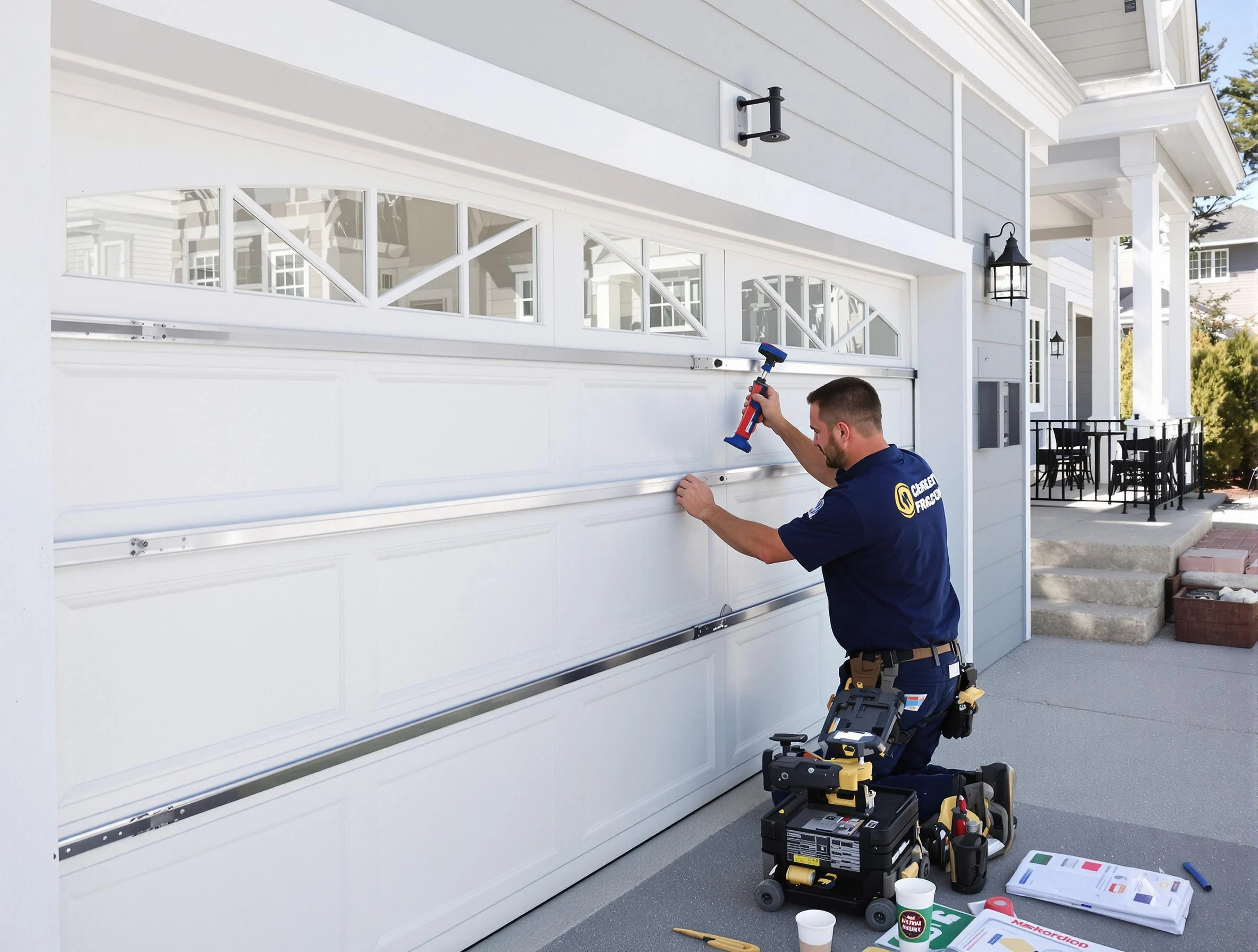 Professional garage door installation by Passaic Garage Door Repair in Passaic