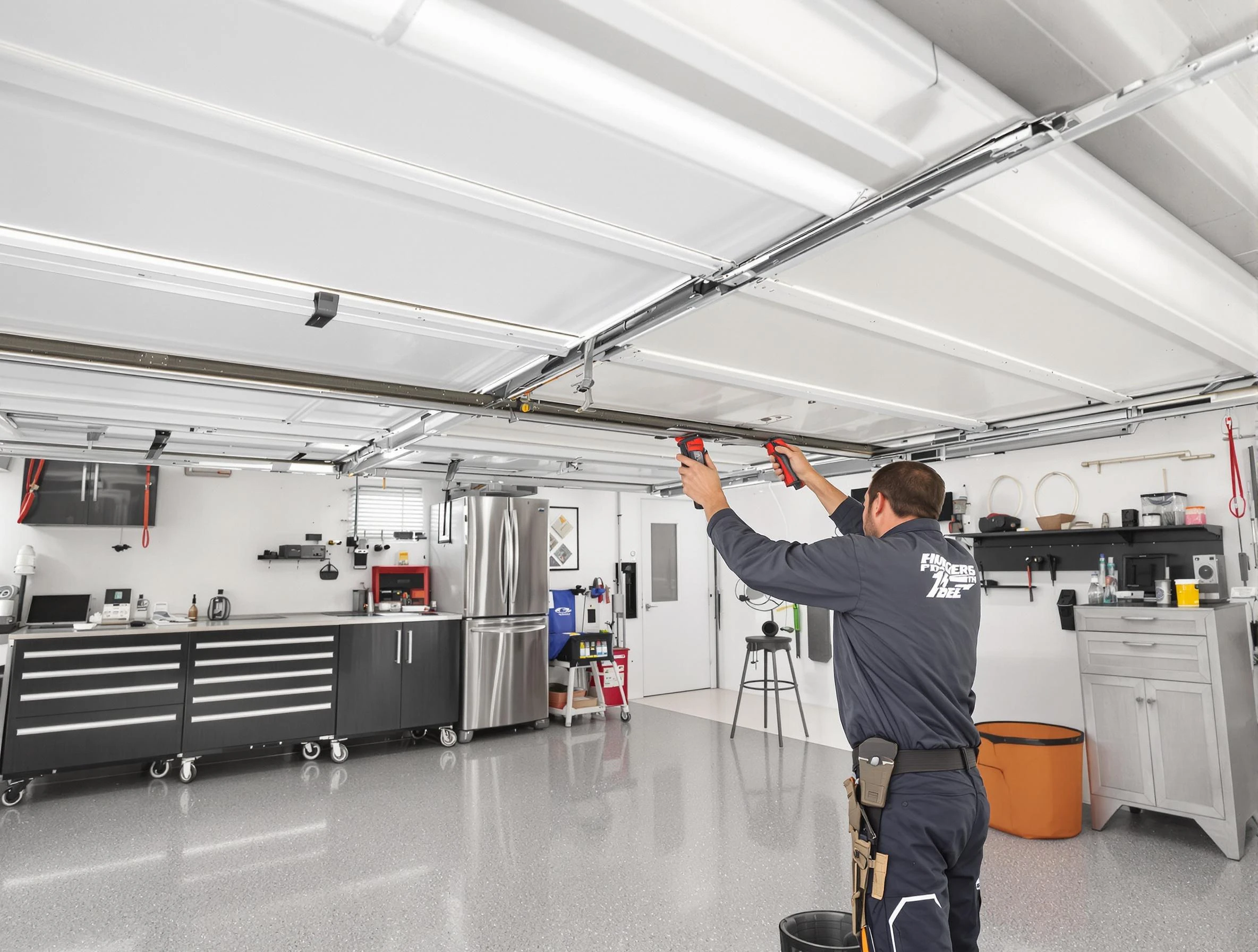Overhead garage door repair service by Passaic Garage Door Repair in Passaic